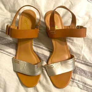 Seychelles block heel sandal - size 8